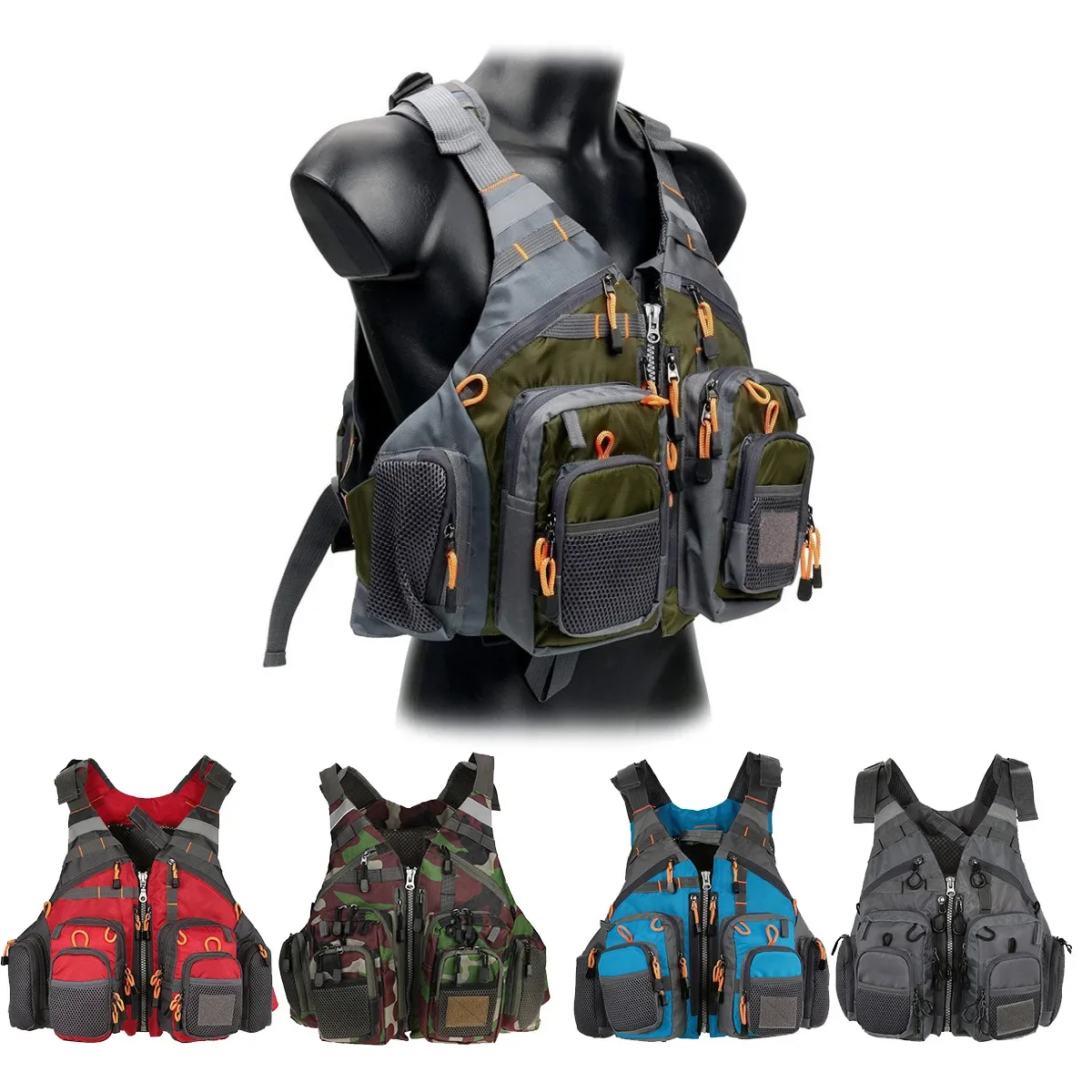 Adjustable Fishing Vest Breath - Fishing Vest Jacket ulasan dan harga