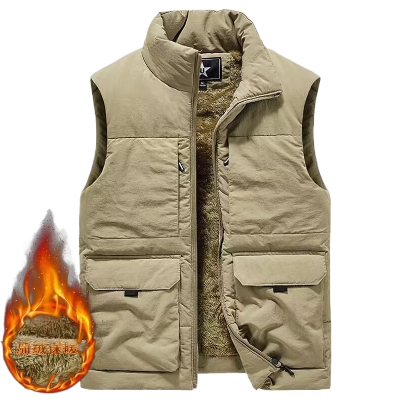 Winter Men's Cargo Hunting Ves - Fishing Vest Jacket ulasan dan harga