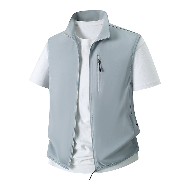 Ultra-Thin Multi Zipper Pocket - Fishing Vest Jacket ulasan dan harga