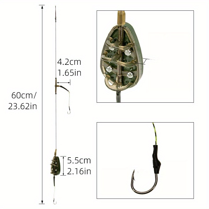 1pc Carp Fishing Feeder Kit Fe - Freshwater Fishing Kit ulasan dan harga