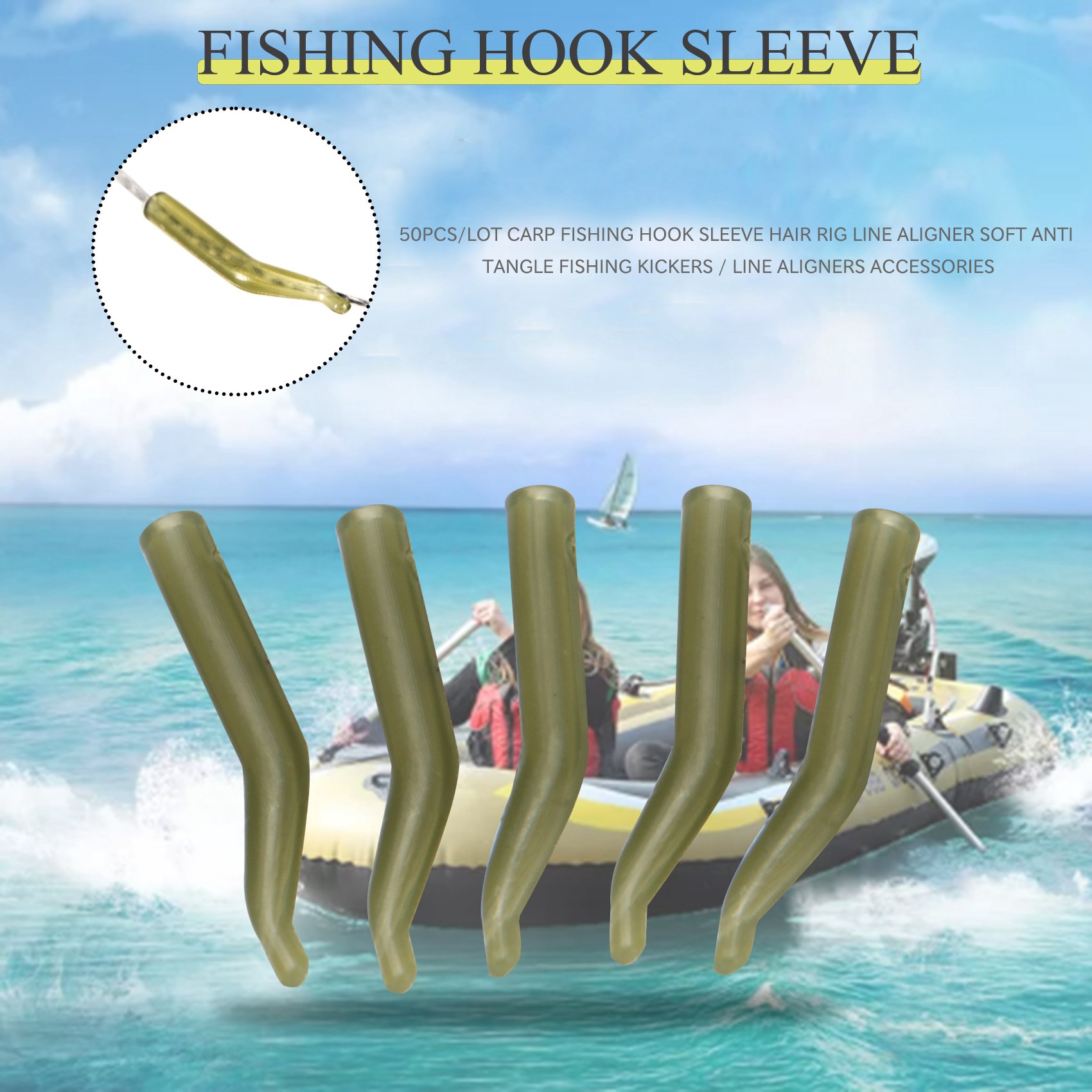 50Pcs/Lot Carp Fishing Hook Sl - Fishing Line ulasan dan harga