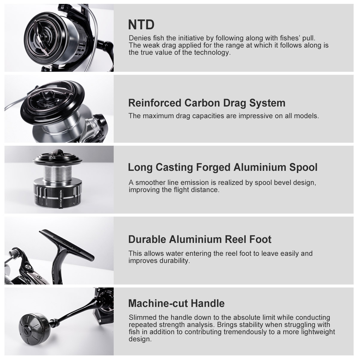 Noeby Carbon Spinning Fishing  - Fishing Equipment Brands ulasan dan harga