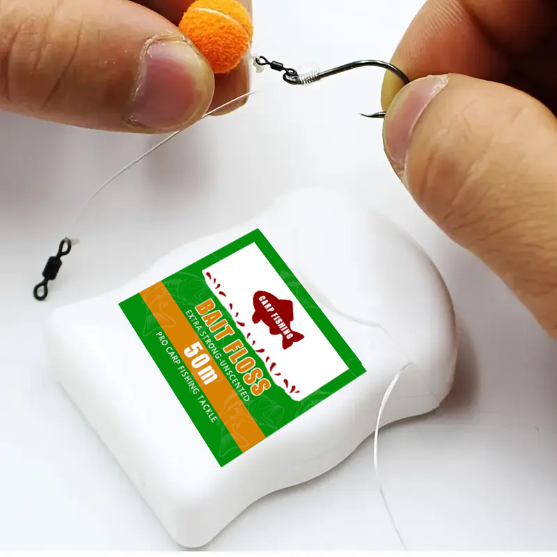 1pc/2pcs 50m Carp Fishing Bait - Freshwater Fishing Kit ulasan dan harga