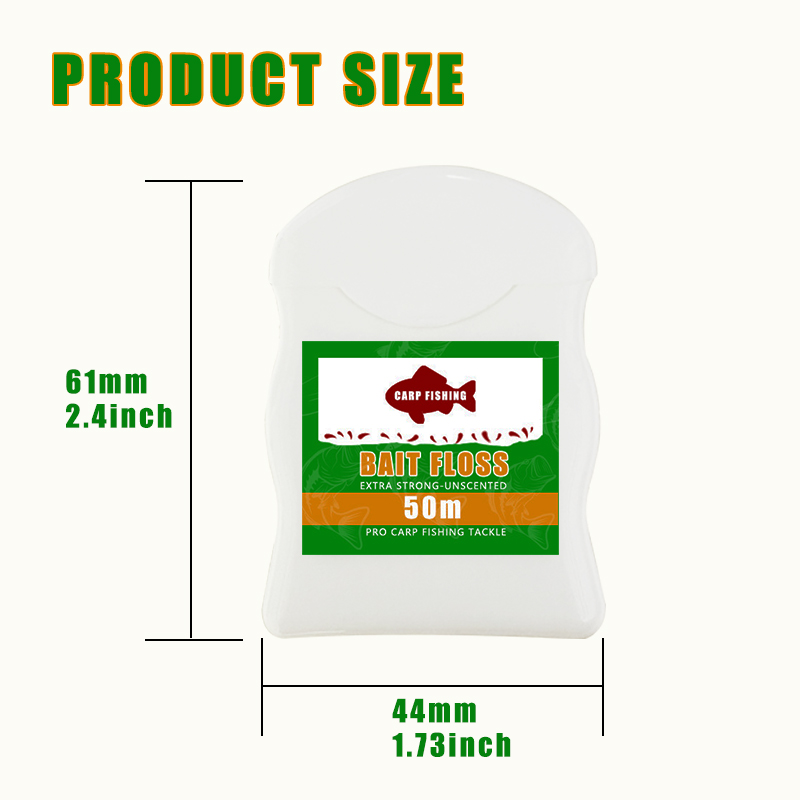 1pc/2pcs 50m Carp Fishing Bait - Freshwater Fishing Kit ulasan dan harga