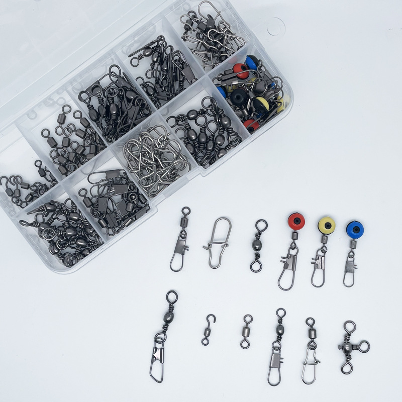 115pcs Fishing Swivel Connecto - Freshwater Fishing Kit ulasan dan harga