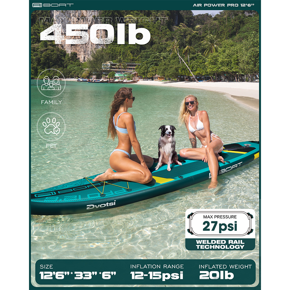 AIBOAT Green Pro SUP Waterproo - Fishing Equipment Stores ulasan dan harga