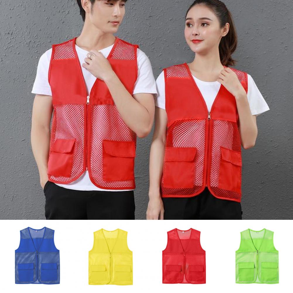 Fishing Vest Hollow Out Zipper - Fishing Vest Jacket ulasan dan harga