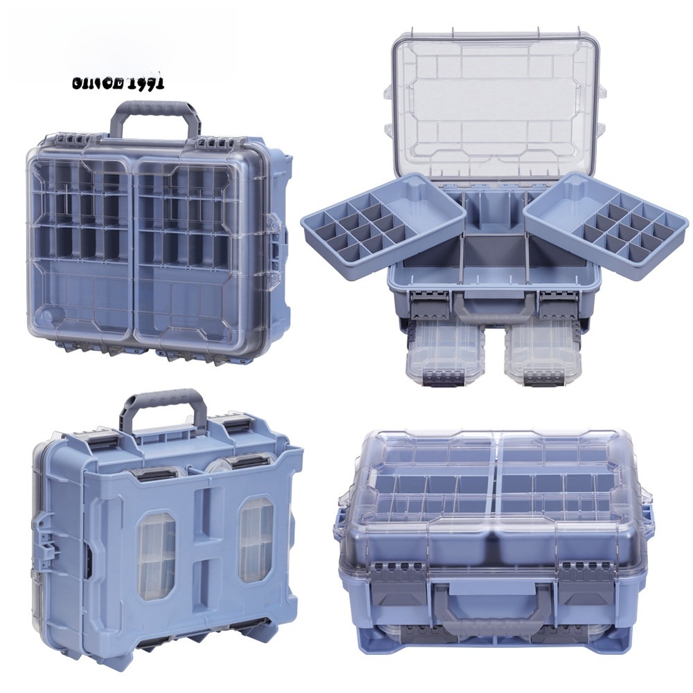 1pc Waterproof Double Layer Po - Fishing Equipment Box ulasan dan harga