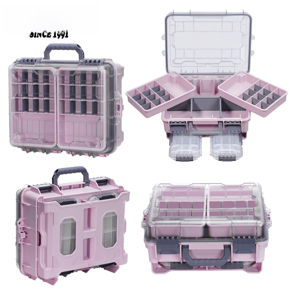 1pc Waterproof Double Layer Po - Fishing Equipment Box ulasan dan harga