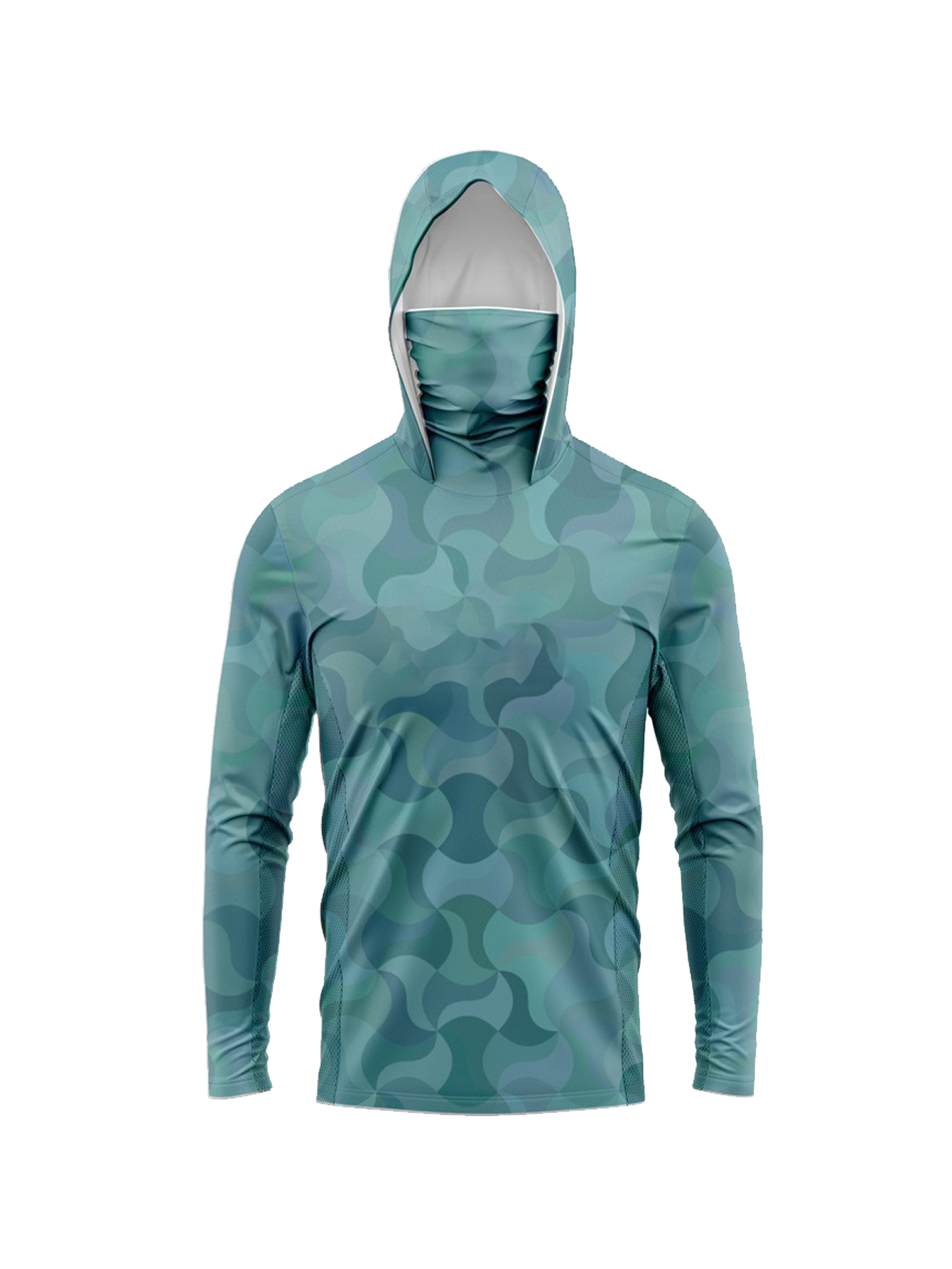 Dark Cyan Terrain Line Camo Me - Fishing Line ulasan dan harga