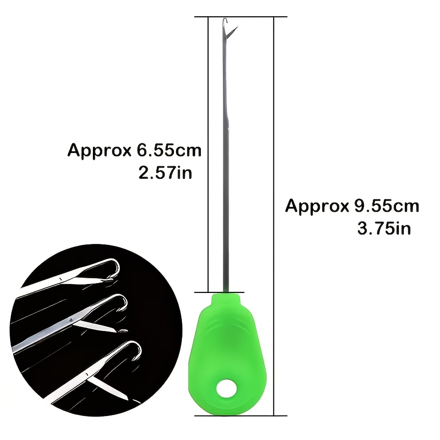 3Pcs Green Handle Fishing Bait - Freshwater Fishing Kit ulasan dan harga