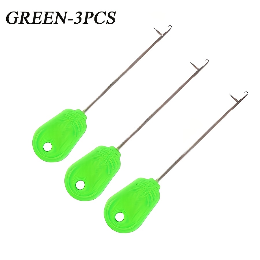 3Pcs Green Handle Fishing Bait - Freshwater Fishing Kit ulasan dan harga