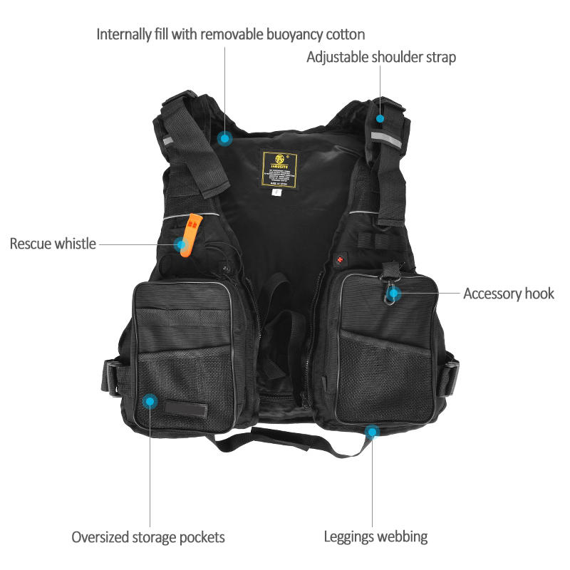 Outdoor Sport Adjustable Oxfor - Fishing Vest Jacket ulasan dan harga