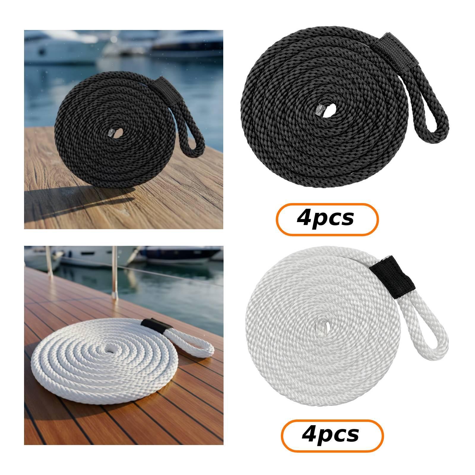 4 Pieces Docklines Mooring Rop - Fishing Line ulasan dan harga